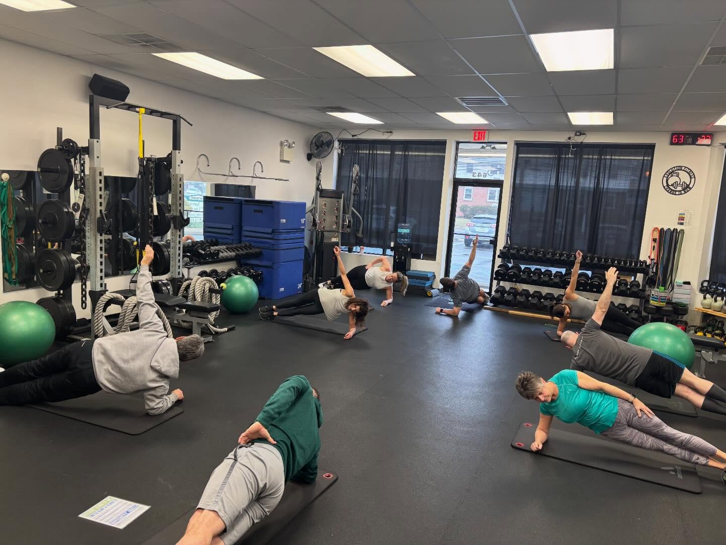 Group training at Evolution Fitness